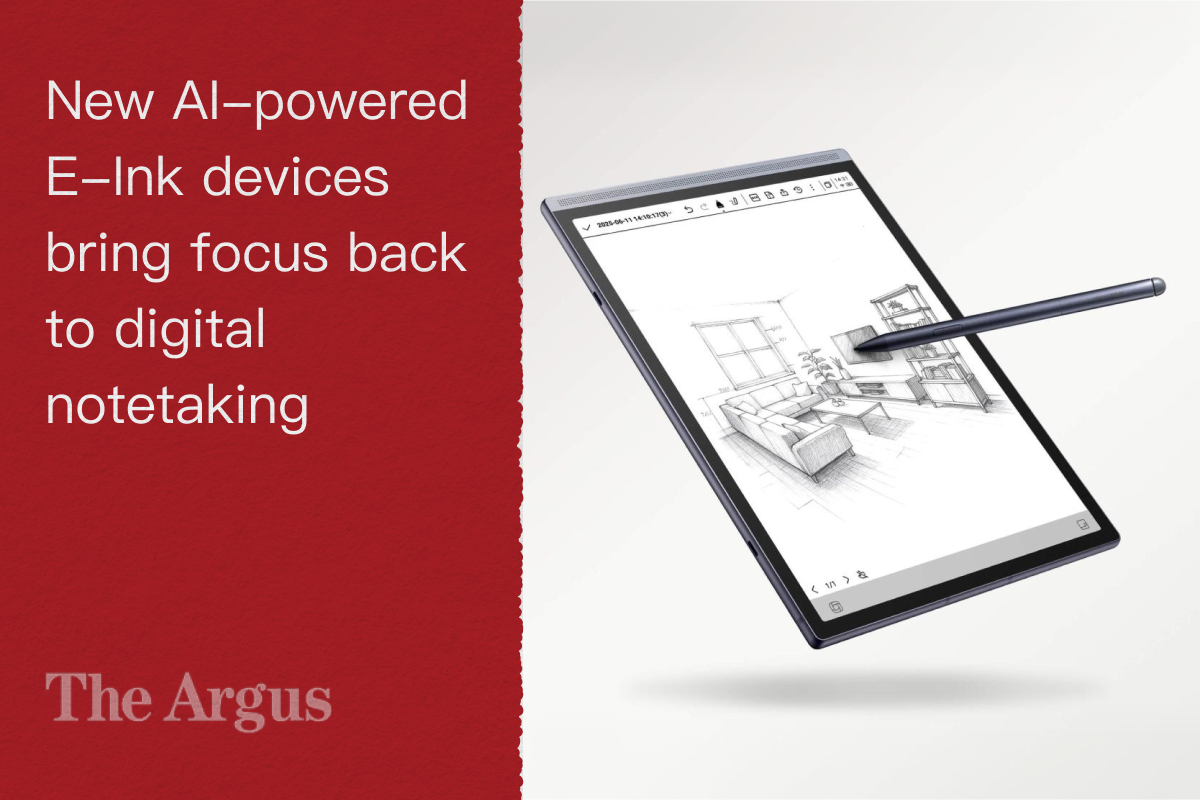 New AI-powered E-Ink devices bring focus back to digital notetaking