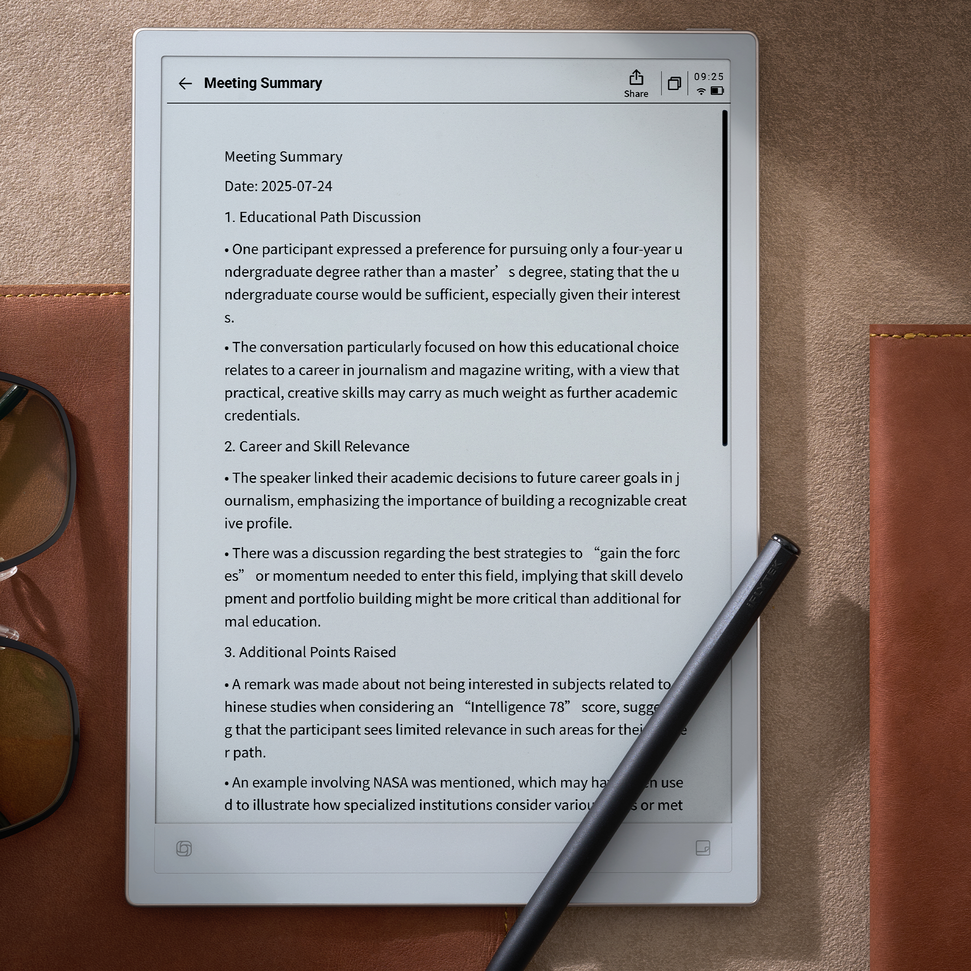 AINOTE 2 - 10.65‘’ AI E-Ink Tablet