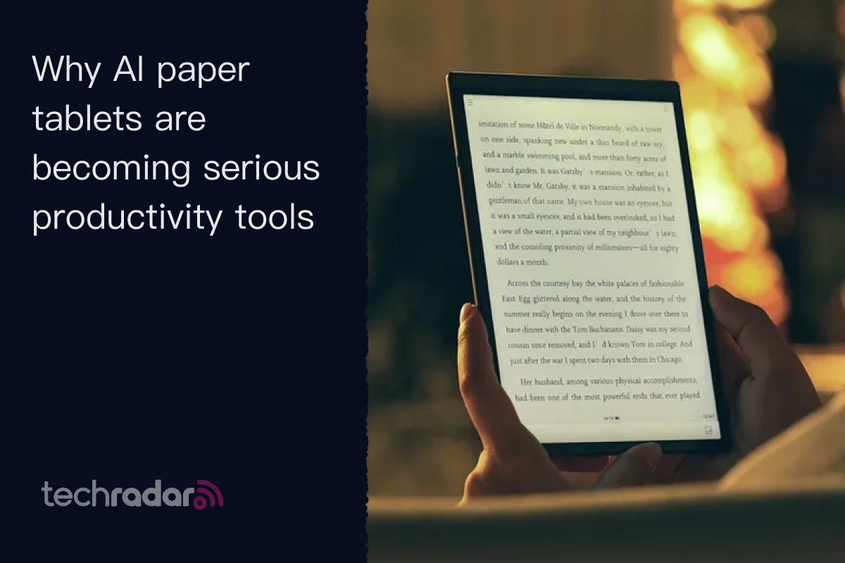 Why AI paper tablets are becoming serious productivity tools