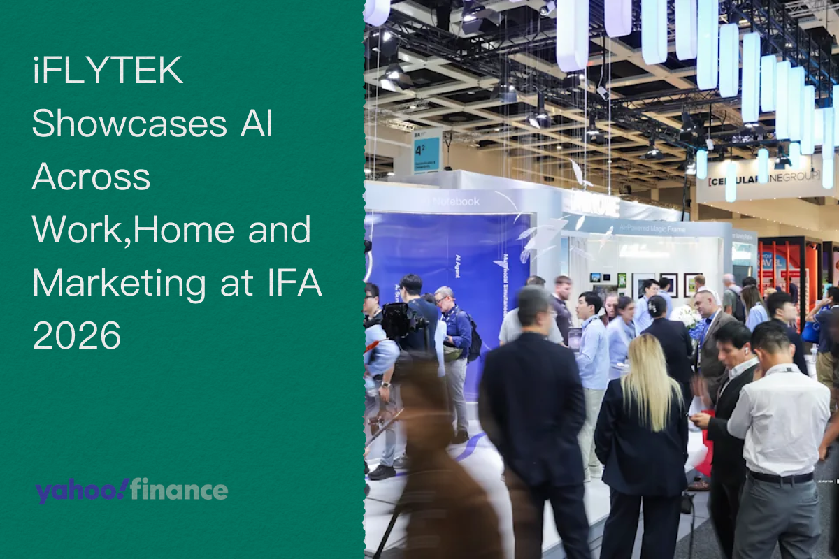 iFLYTEK Showcases AI Across Work,Home and Marketing at IFA 2026 